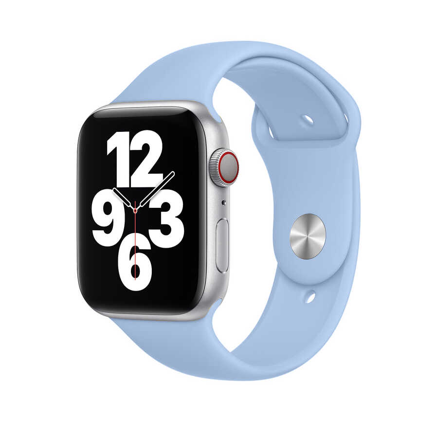 Watch Ultra 49mm Kordon Wiwu Sport Band Silikon Strap Kayış Lila