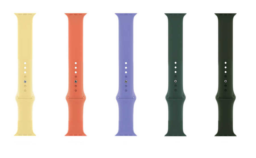 Watch Ultra 49mm Kordon Wiwu Sport Band Silikon Strap Kayış Koyu Yeşil