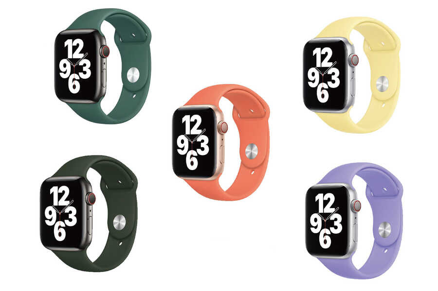 Watch Ultra 49mm Kordon Wiwu Sport Band Silikon Strap Kayış Sarı
