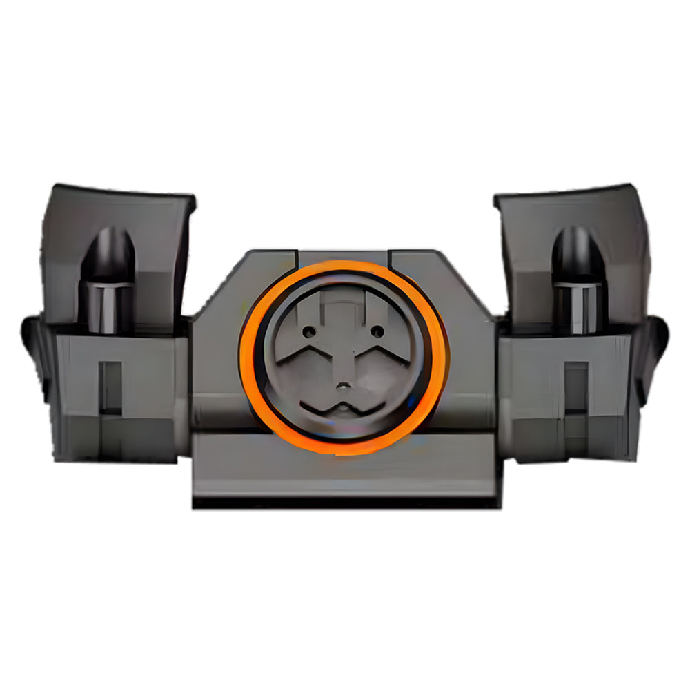 Apple Watch Ultra 49mm Mohseven iWatch Armor Silikon Kordon Siyah-Turuncu
