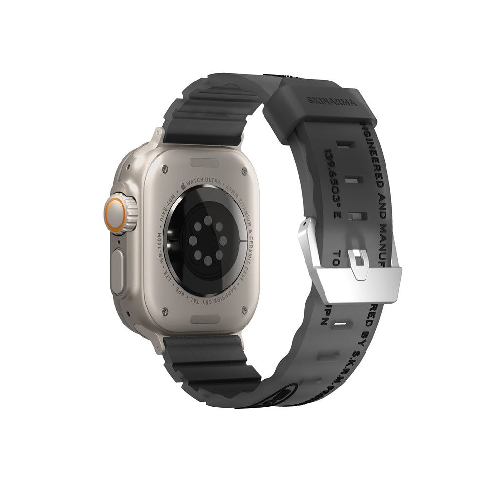 Watch Ultra 49mm SkinArma New Shokku Silikon Kordon Beyaz