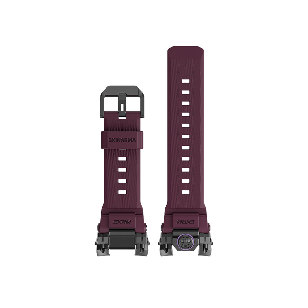 Apple Watch Ultra 49mm SkinArma Talon Serisi Suya Dayanıklı Silikon Kordon Bordo