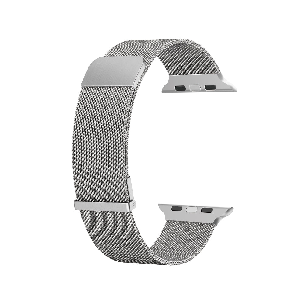 Apple Watch Ultra 49mm Wiwu MagFlex Secure Serisi Metal Kordon Gümüş