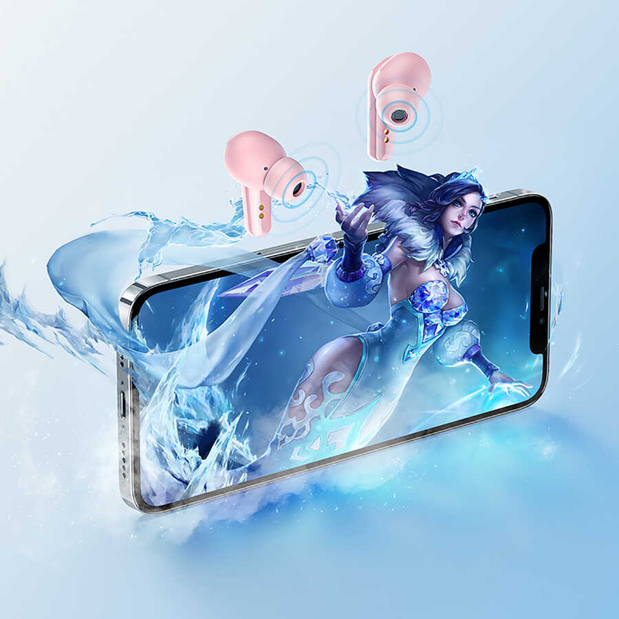 Benks ET05 Bluetooth Kulaklık Pembe