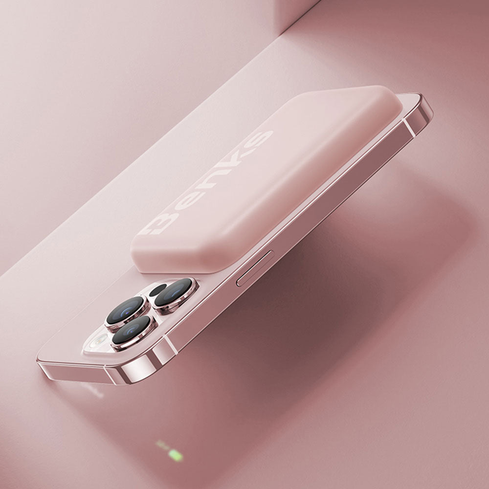 Benks MP10 Magsafe Magnetik İnce Tasarımlı Powerbank 6000mAh Mavi