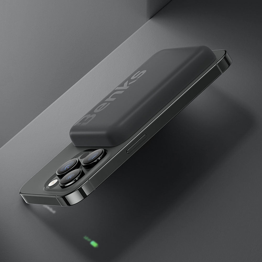 Benks MP10 Magsafe Magnetik İnce Tasarımlı Powerbank 6000mAh Mavi