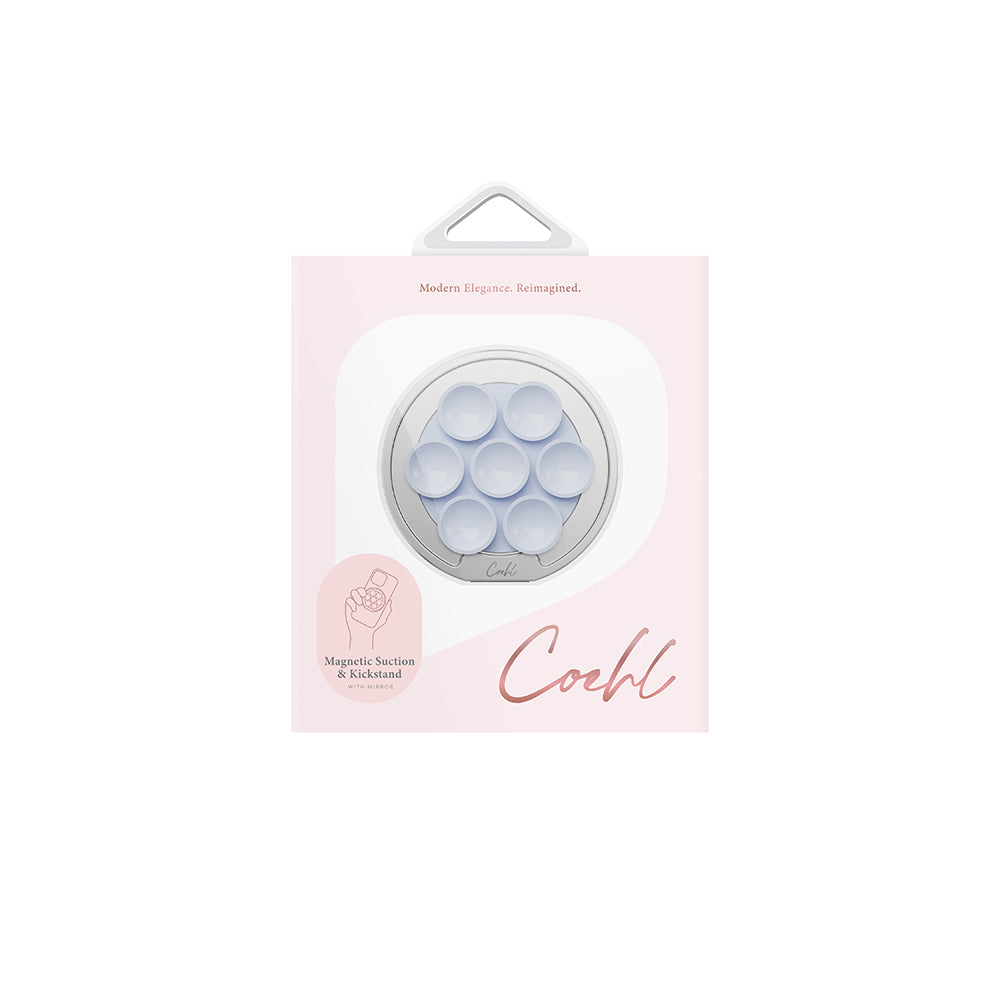 Coehl Luna Serisi 360 Derece Dönebilen Magnetik Ring Stand Telefon Tutucu Mavi