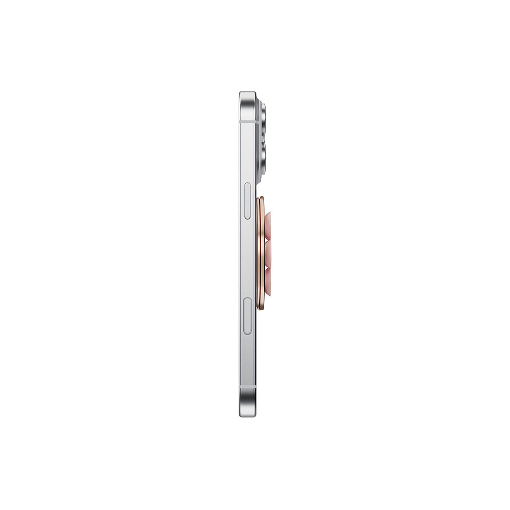 Coehl Luna Serisi 360 Derece Dönebilen Magnetik Ring Stand Telefon Tutucu Pembe