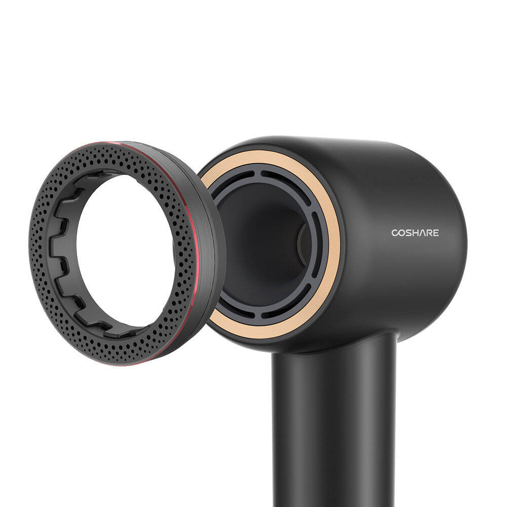 Coshare HD10E SuperFlow1 İyon Teknolojili Isı Dereceli Led Işıklı Saç Kurutma Fön Makinesi Beyaz