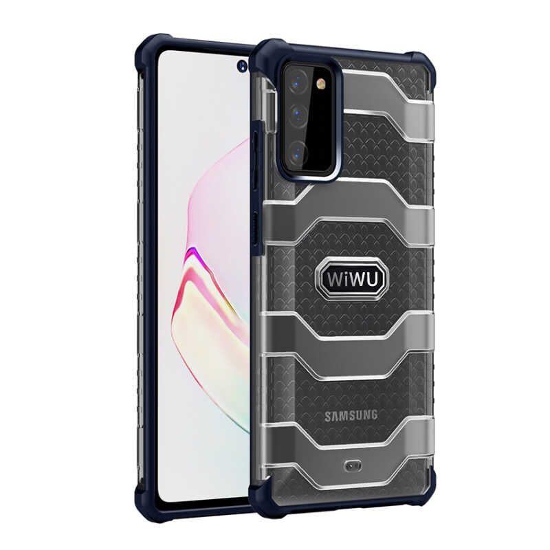 Galaxy Note 20 Kılıf Wiwu Voyager Kılıf Mavi