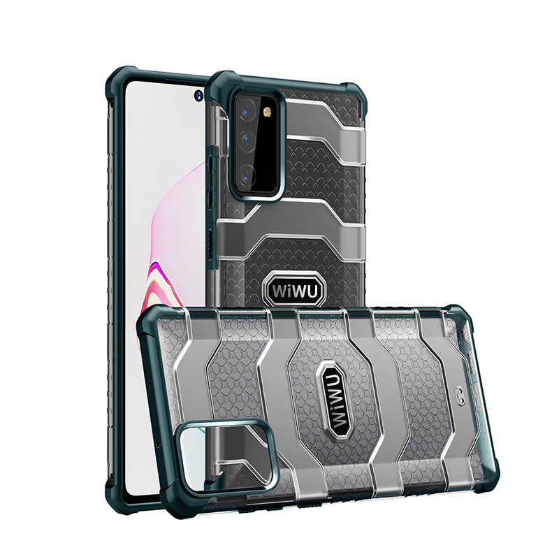 Galaxy Note 20 Kılıf Wiwu Voyager Kılıf Koyu Yeşil