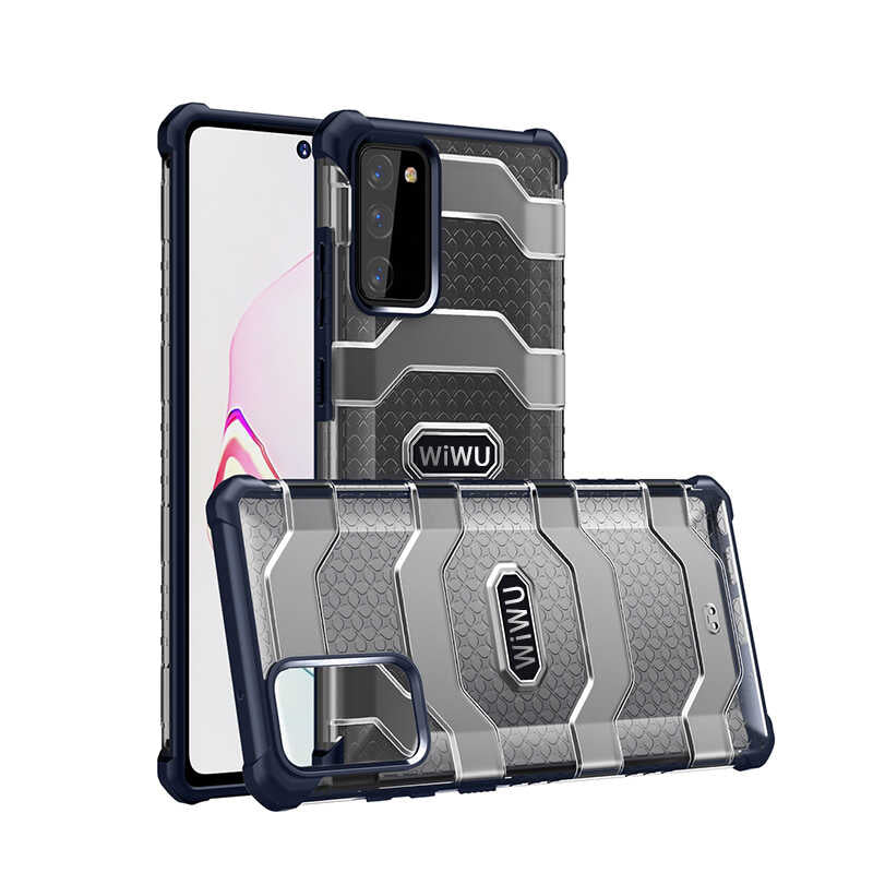 Galaxy Note 20 Kılıf Wiwu Voyager Kılıf Mavi