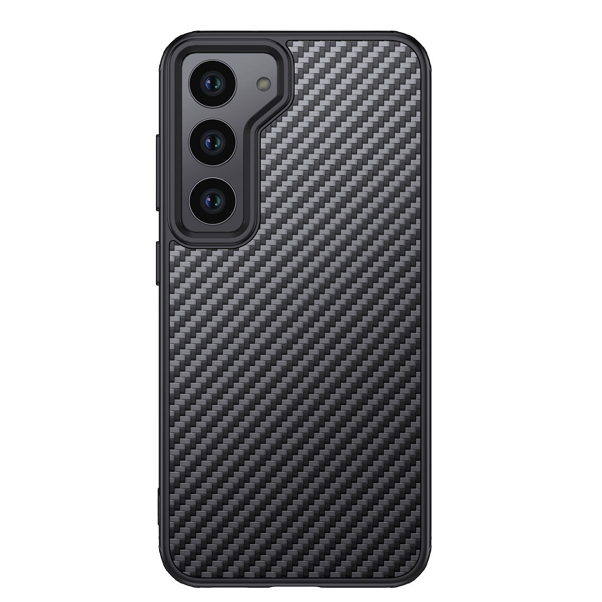 Galaxy S23 Plus Kılıf Aramid Karbon Fiber Magsafe Özellikli Wlons Radison Kılıf Siyah
