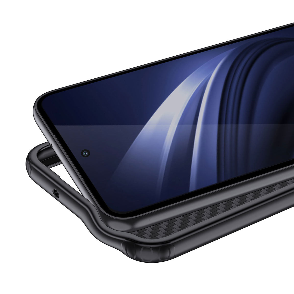 Galaxy S23 Plus Kılıf Aramid Karbon Fiber Magsafe Özellikli Wlons Radison Kılıf Siyah