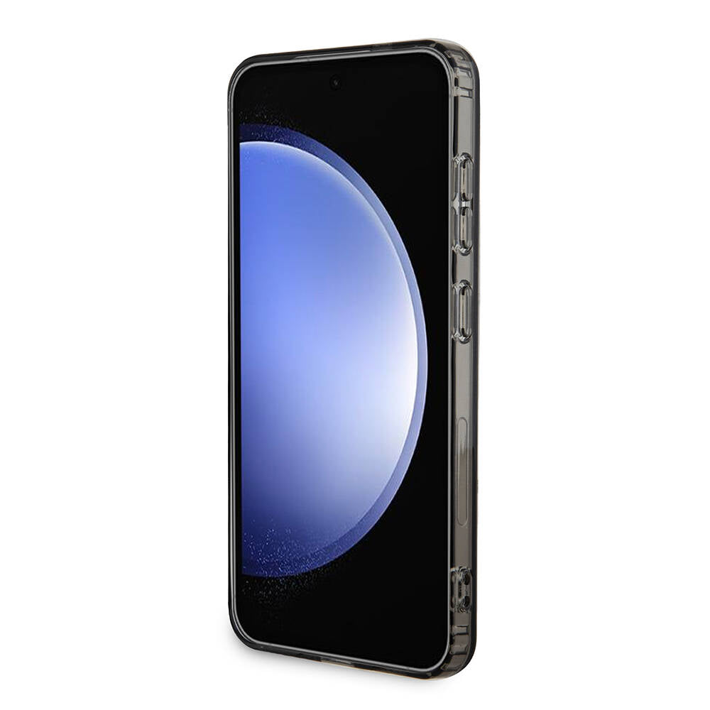 Galaxy S24 Kılıf Karl Lagerfeld Orjinal Lisanslı Magsafe Şarj Özellikli Karl & Choupette IML Baskılı Kılıf Siyah