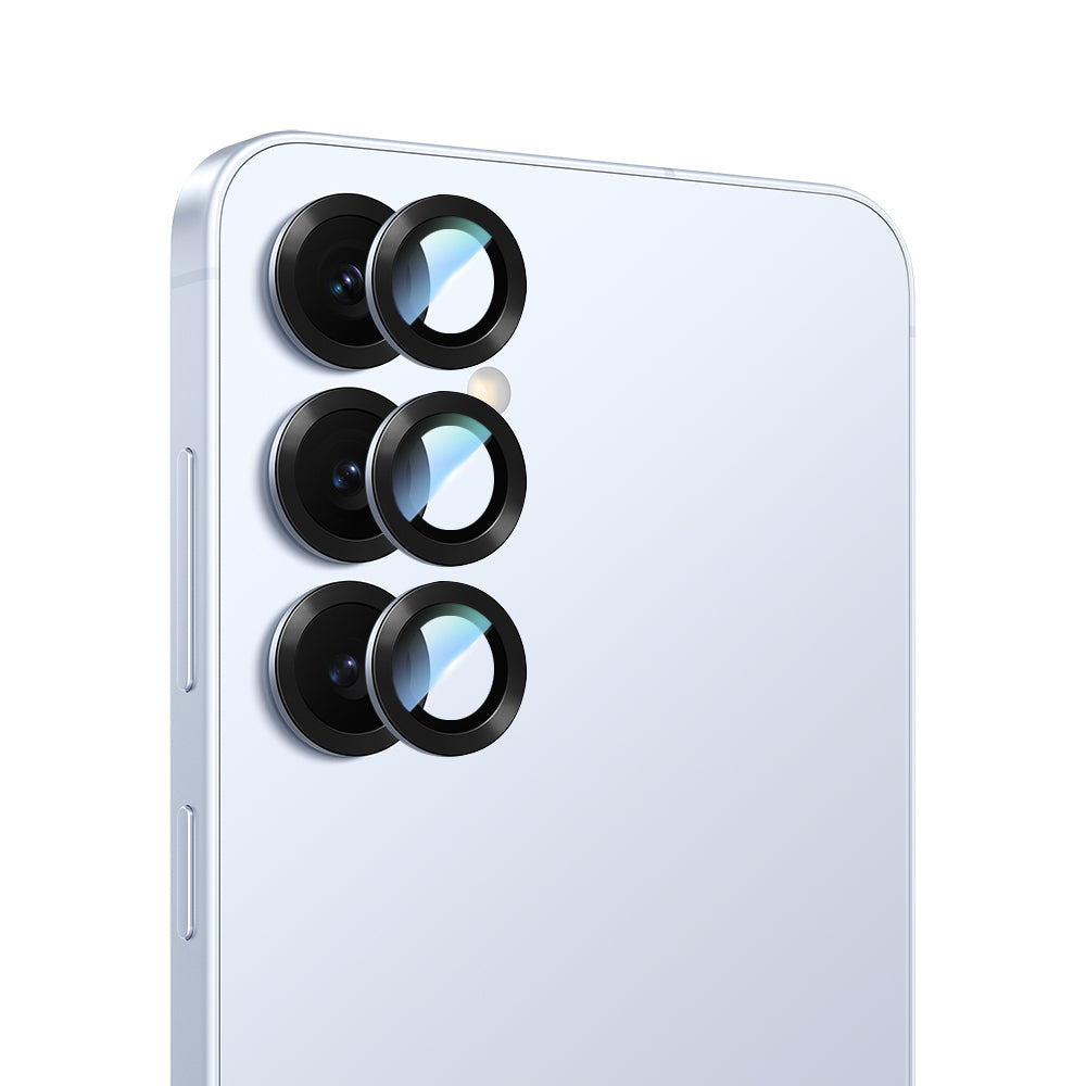 CASEWORLD Samsung Galaxy S25 Serisi Alloy Serisi Oleofobik Anti Reflective Kamera Lens Koruyucu