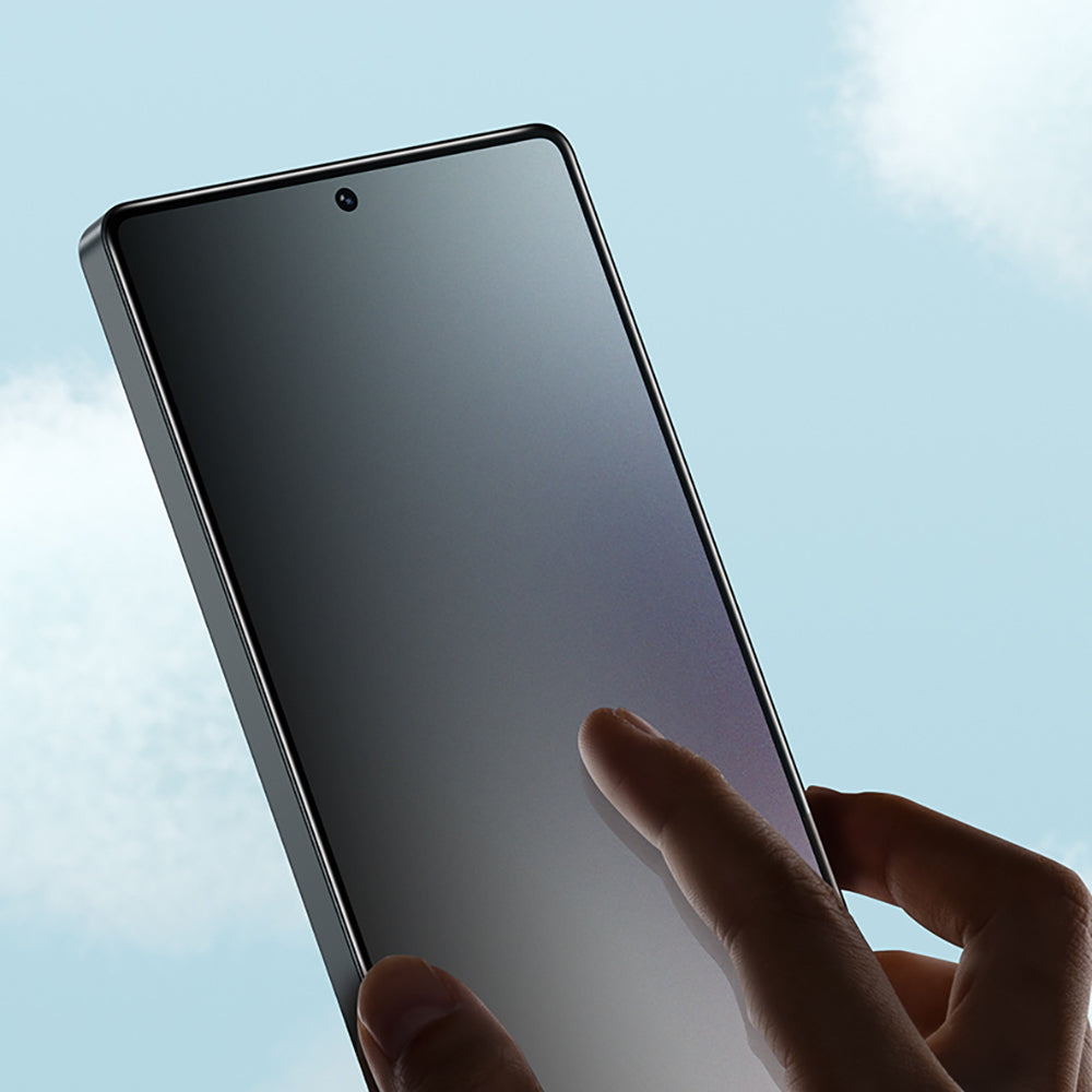Galaxy S25 Ultra Hidrofobik Ve Oleofobik Özellikli Benks 0.3mm Privacy Air Shield Ekran Koruyucu 10'lu Paket Siyah