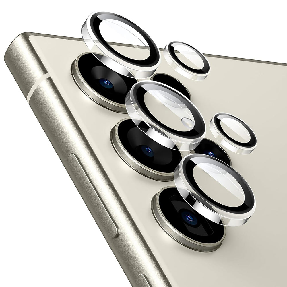 Galaxy S25 Ultra Wiwu LG-011 Lens Guard Oleofobik Anti Reflective Kamera Lens Koruyucu + Kolay Uygulama Aparatlı Şeffaf