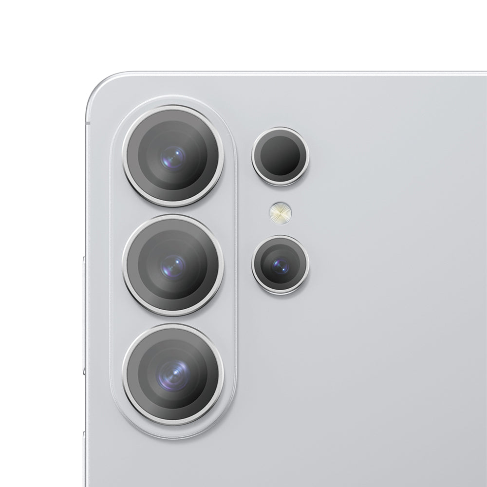 Galaxy S26 Ultra Amazingthing Titan Anti Reflective Safir Kamera Lens Koruyucu + Kolay Uygulama Aparatlı Gümüş