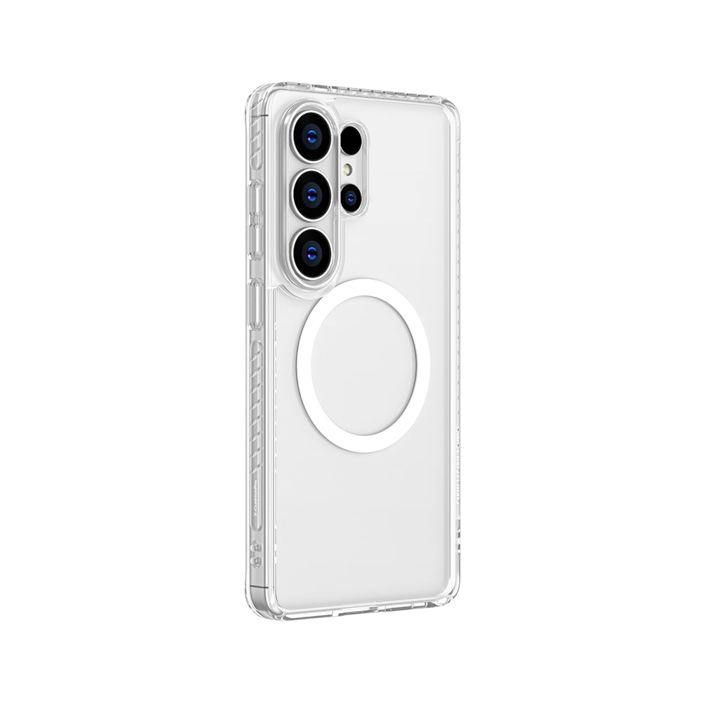Galaxy S26 Ultra Kılıf M-Safe Şarj Özellikli Airbag Tasarımlı AmazingThing Titan Mag Case Serisi Kapak Şeffaf