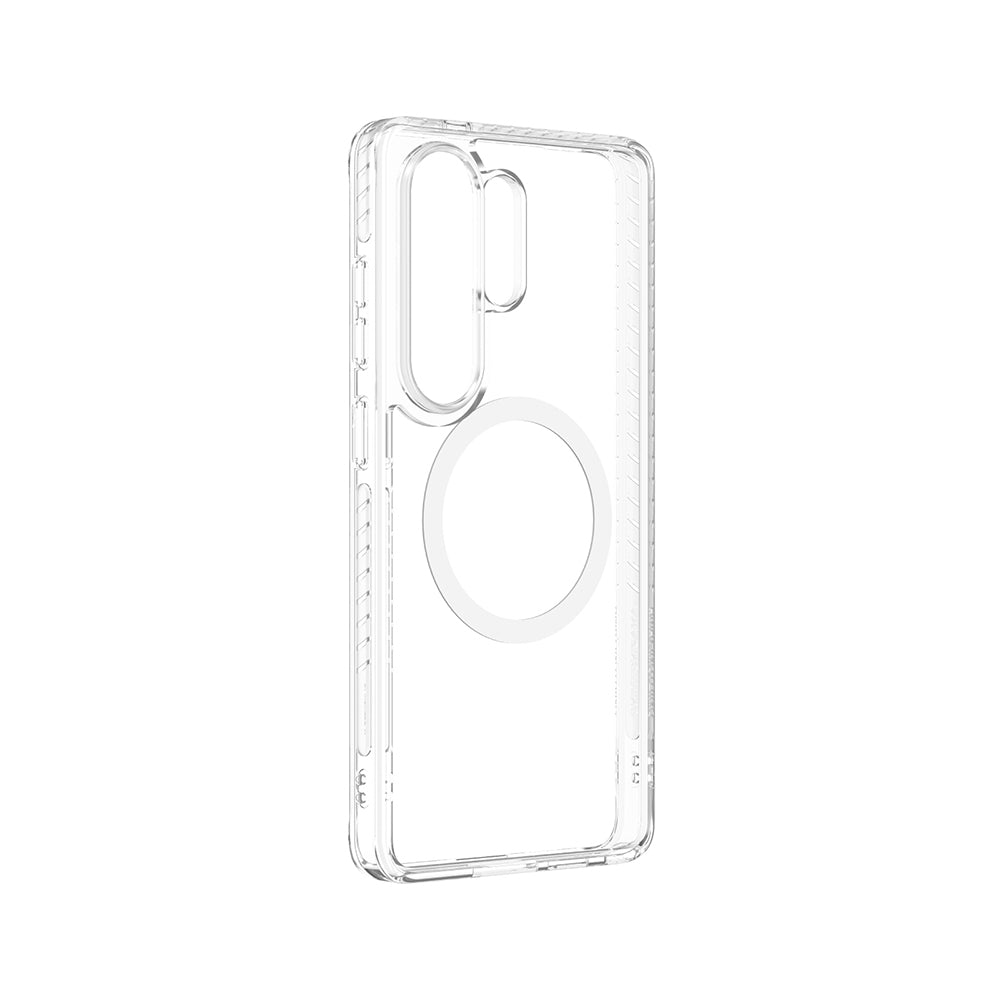 Galaxy S26 Ultra Kılıf M-Safe Şarj Özellikli Airbag Tasarımlı AmazingThing Titan Mag Case Serisi Kapak Şeffaf