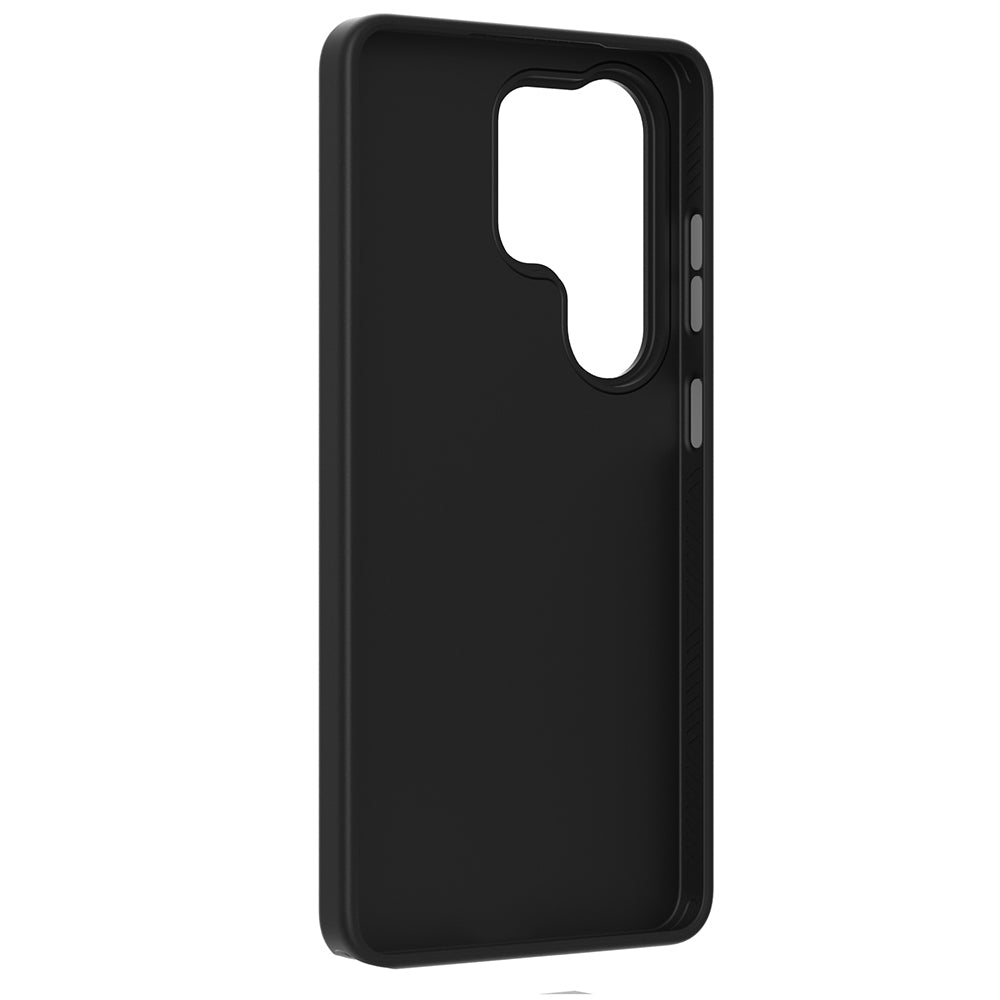 Galaxy S26 Ultra Kılıf M-safe Şarj Özellikli Basit Mat Deri Desenli Youngkit Tech Fashion Serisi Kapak Gümüş