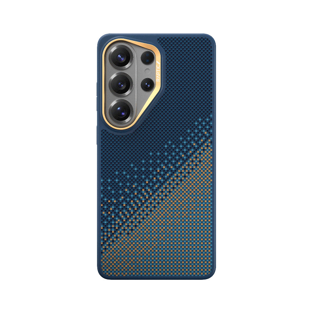 Galaxy S26 Ultra Kılıf M-safe Şarj Özellikli Raptic Aramid Skin Dual Serisi Kapak Lacivert