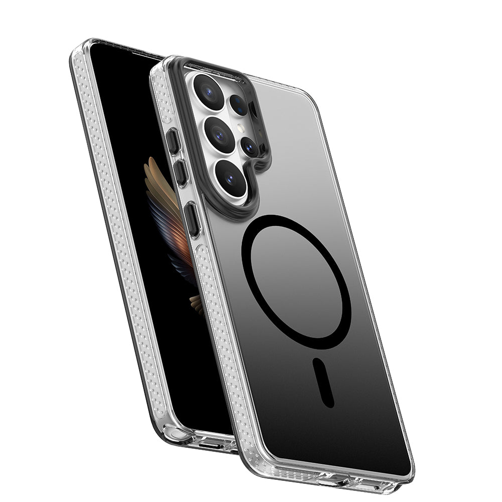 Galaxy S26 Ultra Kılıf M-safe Şarj Özellikli Sararmaya Karşı Dayanıklı Mutural Icesense Serisi Kapak Gri