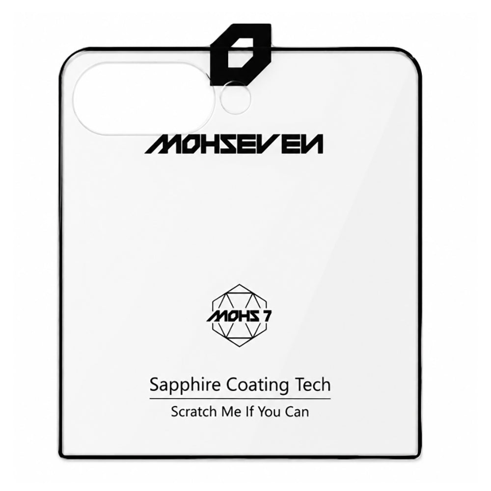 Galaxy Z Flip 7 Mohseven Sapphire Coating 2.5D HD Temperli Cam Ekran Koruyucu Şeffaf