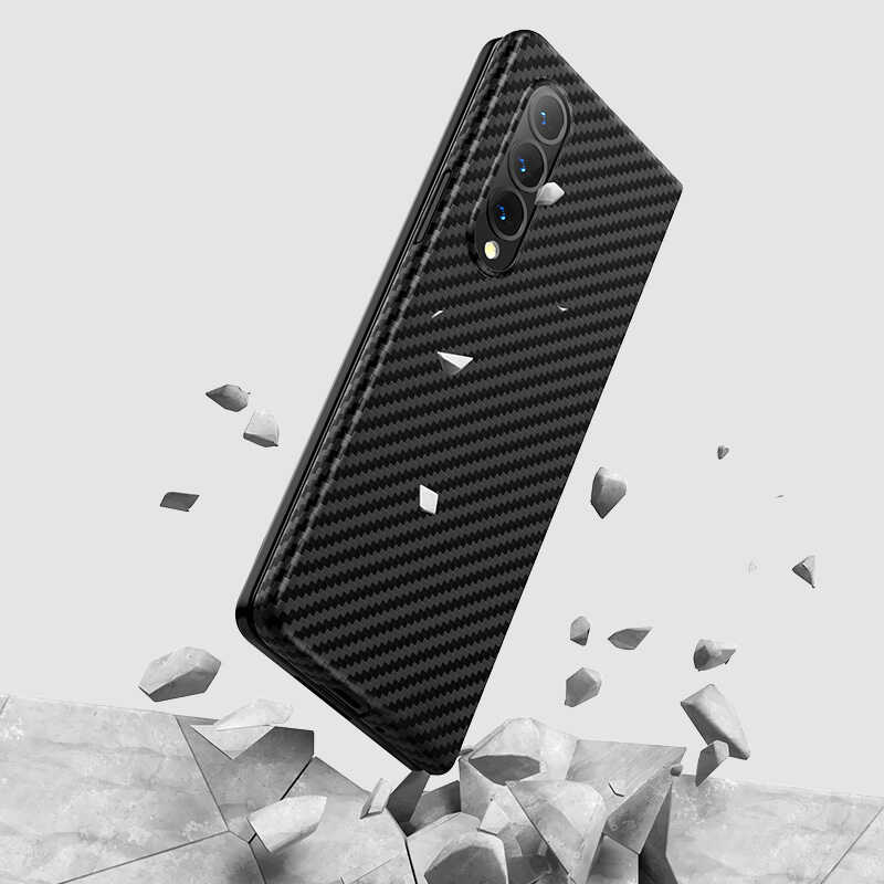 Galaxy Z Fold 3 Kılıf Benks 3 in 1 Suit Kılıf Siyah