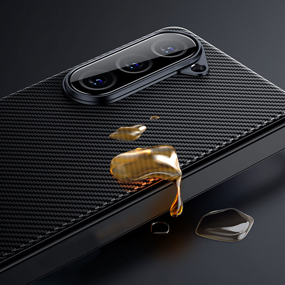 Galaxy Z Fold 5 Benks Combo Üçlü Aksesuar Seti (600D Kevlar Kılıf + Corning Ekran Koruyucu + Kamera Lens Koruyucu) Siyah