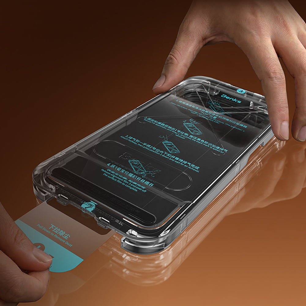 Galaxy Z Fold 7 Benks Glass Warrior AR Cam Ekran Koruyucu + Kolay Uygulama Aparatı Şeffaf