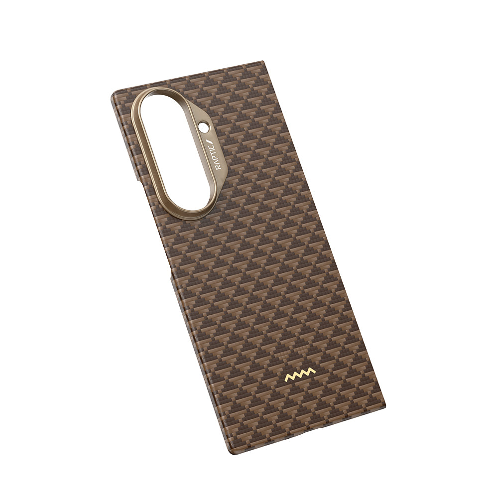 Galaxy Z Fold 7 Kılıf M-safe Şarj Özellikli Raptic Aramid Skin Origin Serisi Kapak Lacivert