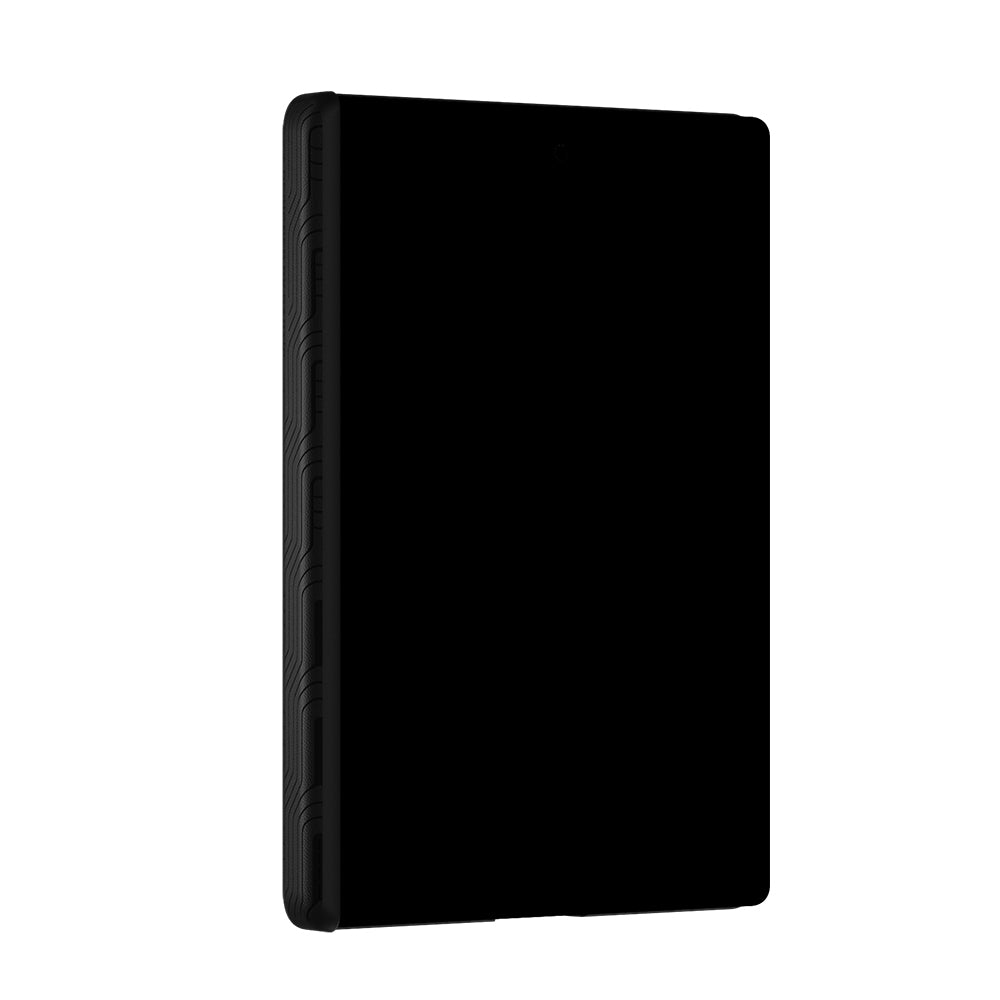 Galaxy Z Fold 8 Kılıf M-safe Şarj Özellikli Metal Kamera Çerçeveli Raptic Aramid SkinPro Serisi Karbon Kapak Siyah-Gri