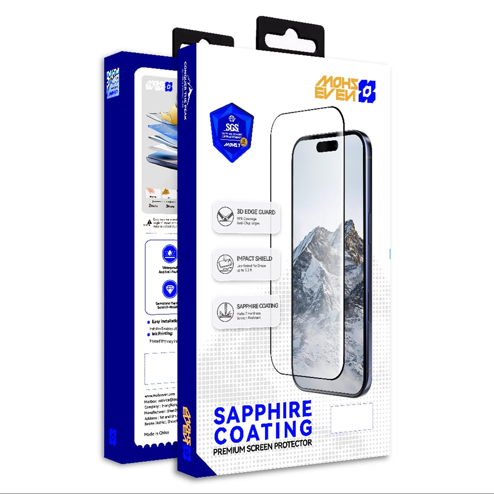 Galaxy Z Fold 8 Mohseven Sapphire Coating 2.5D HD Temperli Cam Ekran Koruyucu Şeffaf