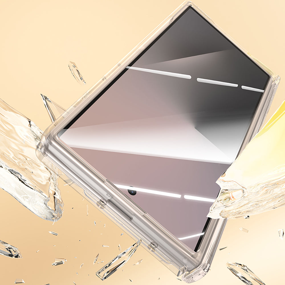 Galaxy Z Fold 8 Ultra Benks Crystal Grand Combo Üçlü Aksesuar Seti (Ön Arka Şeffaf Kapak + Ekran Koruyucu) Şeffaf