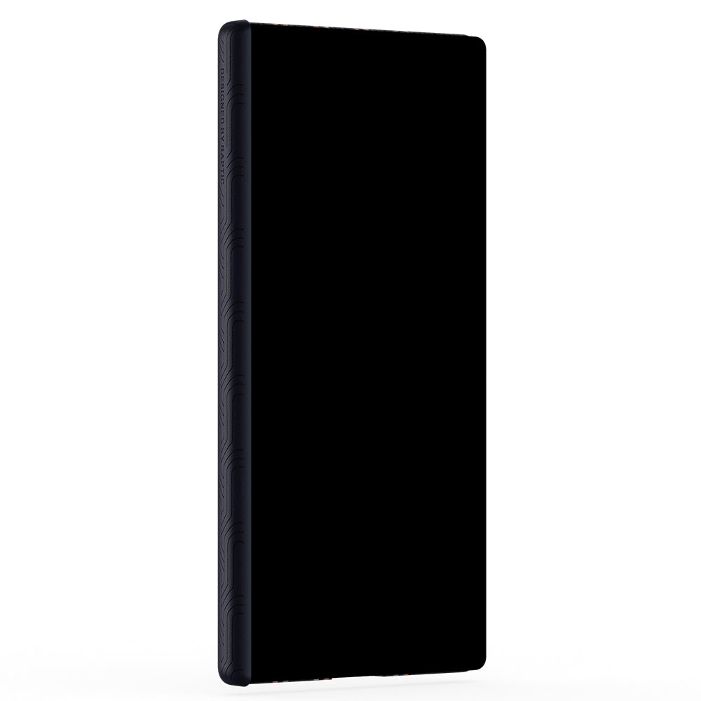 Galaxy Z Fold 8 Ultra Kılıf M-safe Şarj Özellikli Raptic Aramid SkinPro Serisi Karbon Kapak Lacivert