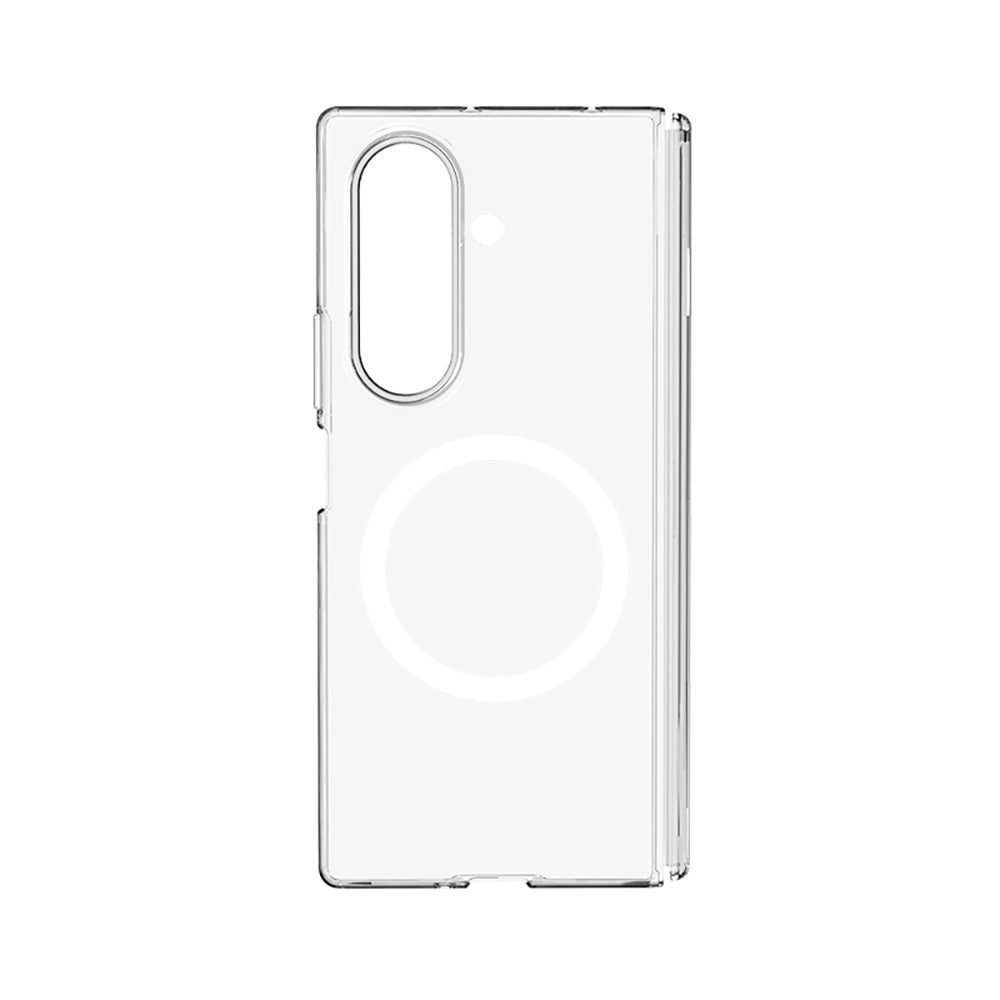 Galaxy Z Fold 8 Ultra Kılıf M-safe Şarj Özellikli Transparan Sert PC Wlons Pita Kapak Şeffaf