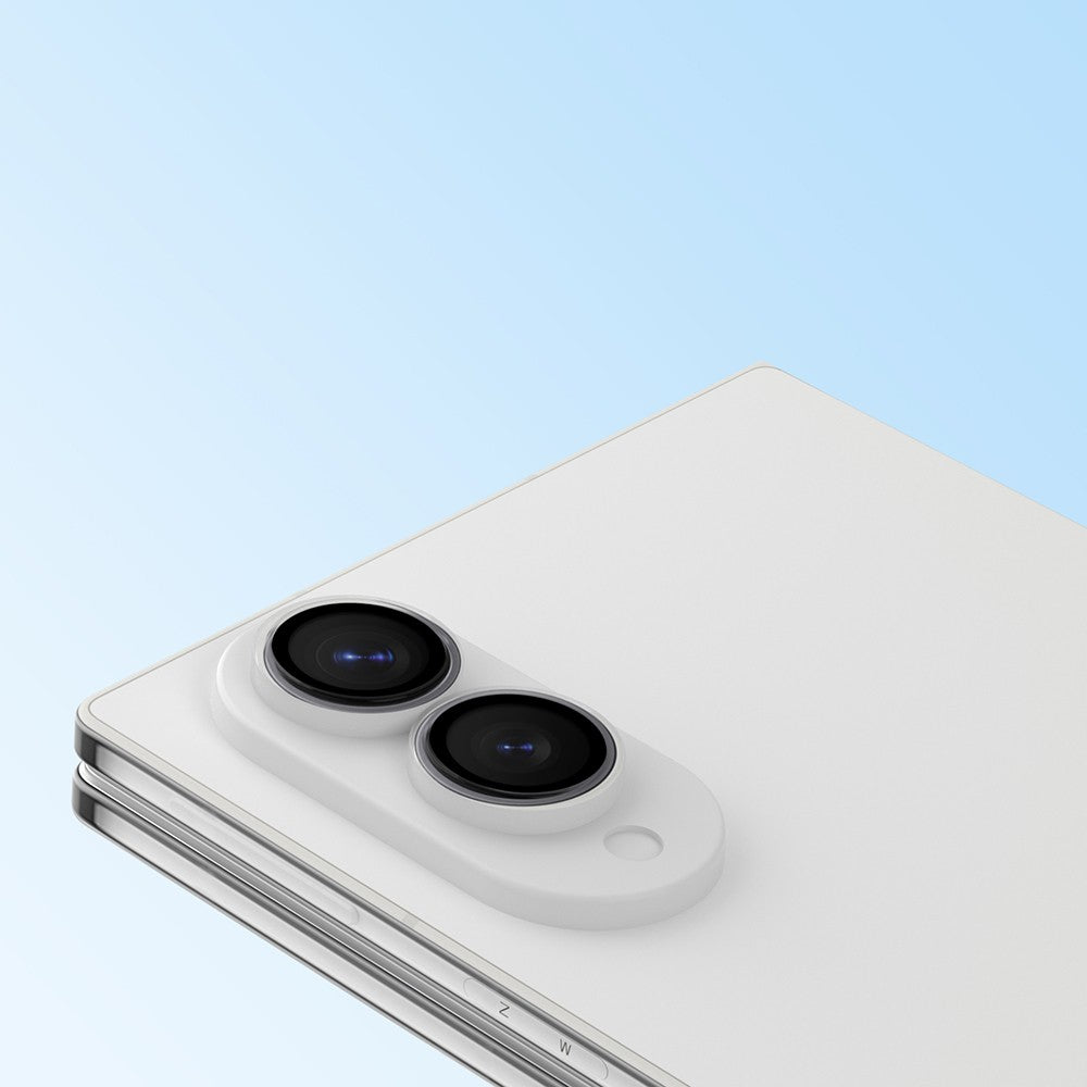 Galaxy Z Fold 8 Youngkit Alloy Original Parlama Önleyici Kamera Lens Koruyucu + Kolay Uygulama Aparatlı Şeffaf