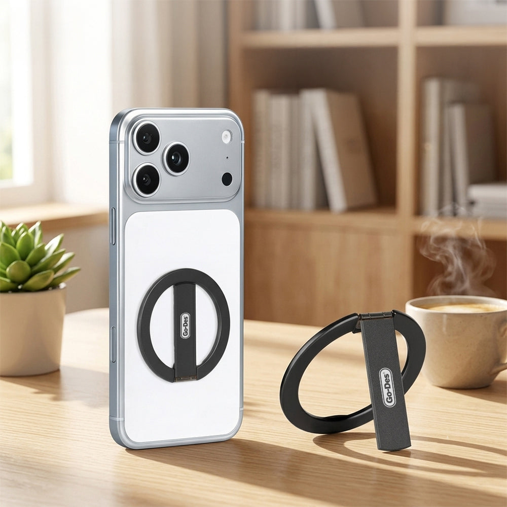 Go Des GD-G069 Standlı Magnetik Yüzük Tutucu Aparat Siyah