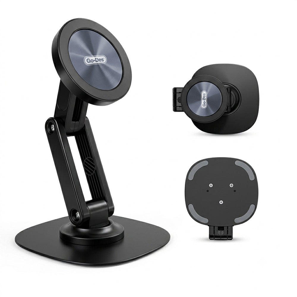 Go Des GD-HD282 Taşınabilir Katlanabilir 360 Dönebilen Magnetik Stand Siyah
