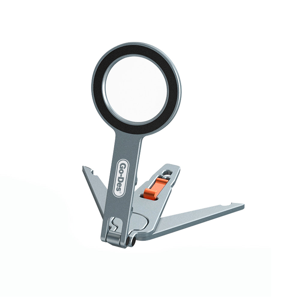Go Des GD-HD377 270 Derece Dönebilen Çok Fonksiyonlu Magnetik Tripod Gri