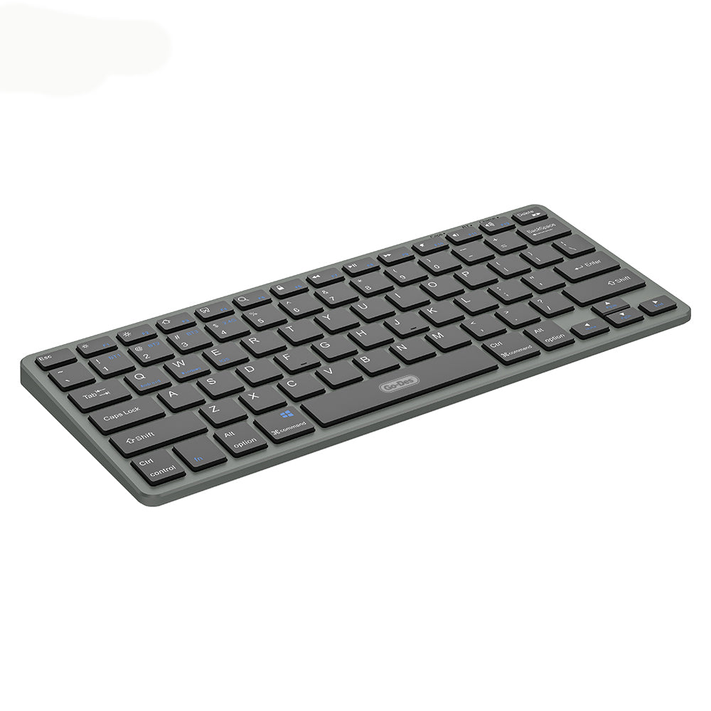 Go Des GD-KB325 Sessiz Tuş Tasarımlı Bluetooth Bağlantılı Kablosuz Klavye Siyah