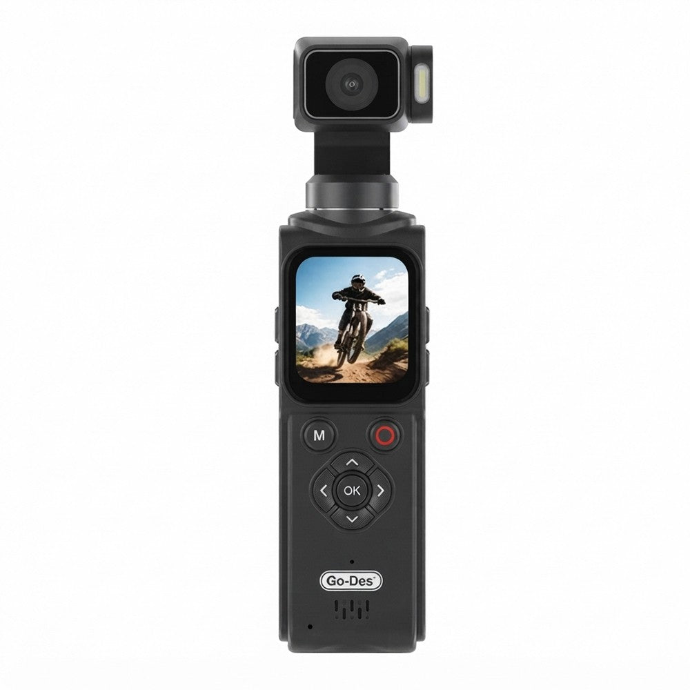 Go Des GD-ST121 4K Ultra HD 330 Derece Dönebilen Aksiyon Kamerası Siyah