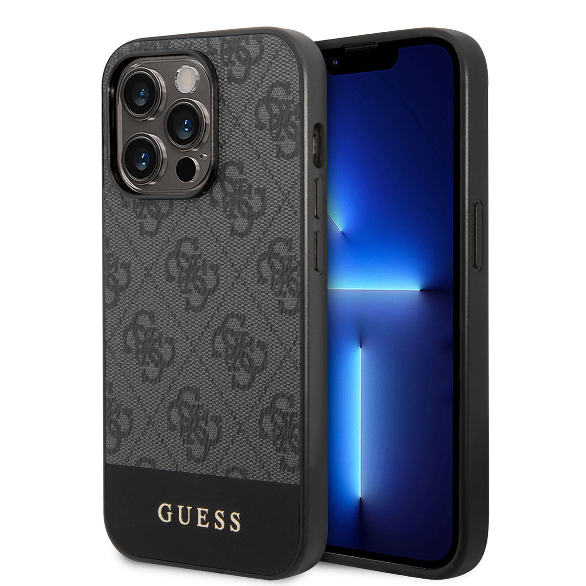 GUESS PU Deri Şerit Logo Dizaynlı Kapak - enzaksesuar