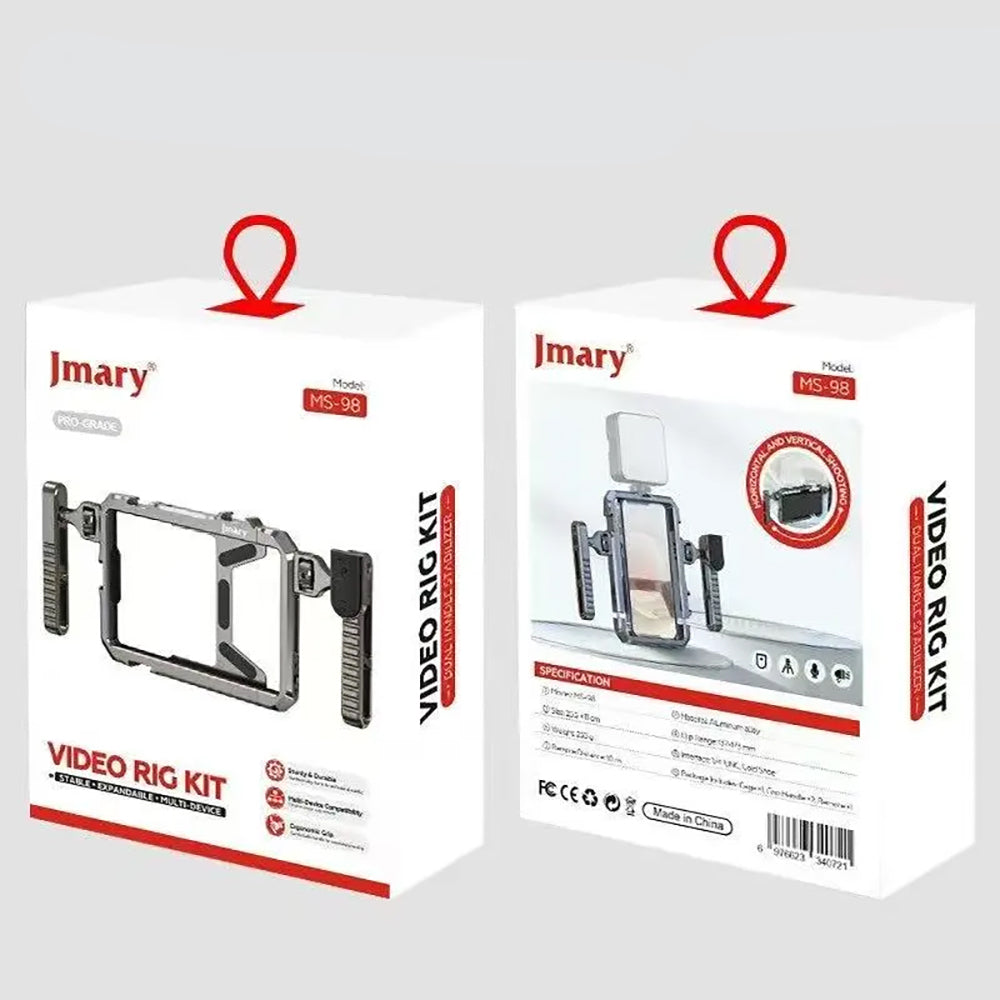 Jmary MS-98 Uzaktan Kumandalı Telefon ve Kamera Video Stabilizatörü Siyah