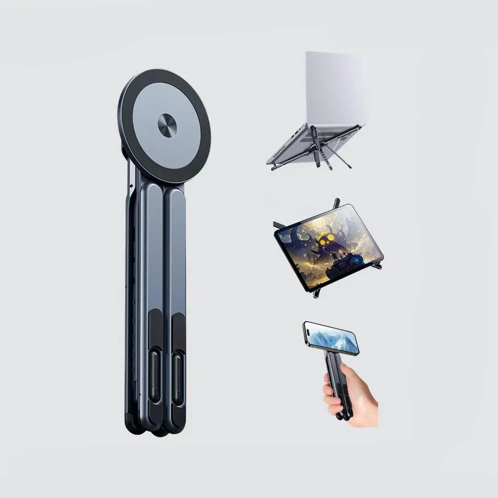 Jmary MS-99 Ayarlanabilir Çok Fonksiyonlu Magnetik Macbook Notebook Standı Siyah