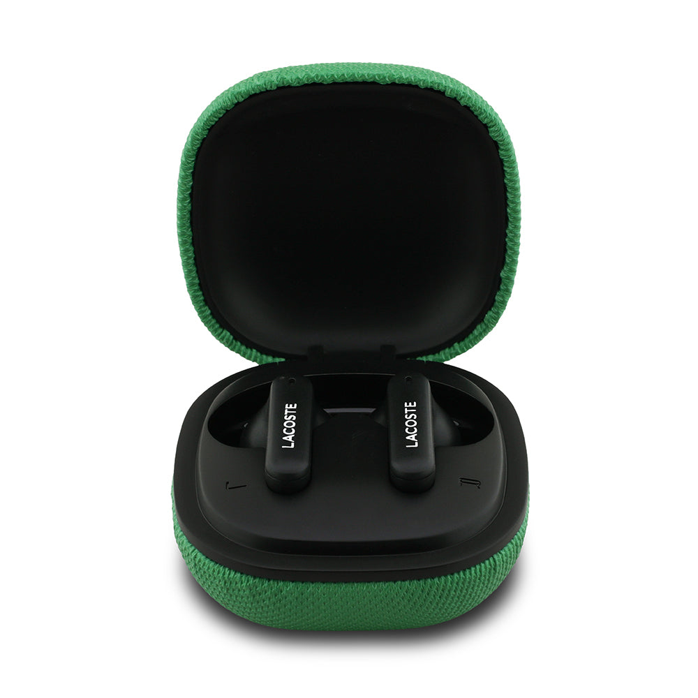 Lacoste Orjinal Lisanslı Logolu ANC Özellikli TWS Kulak İçi Bluetooth Kulaklık Yeşil