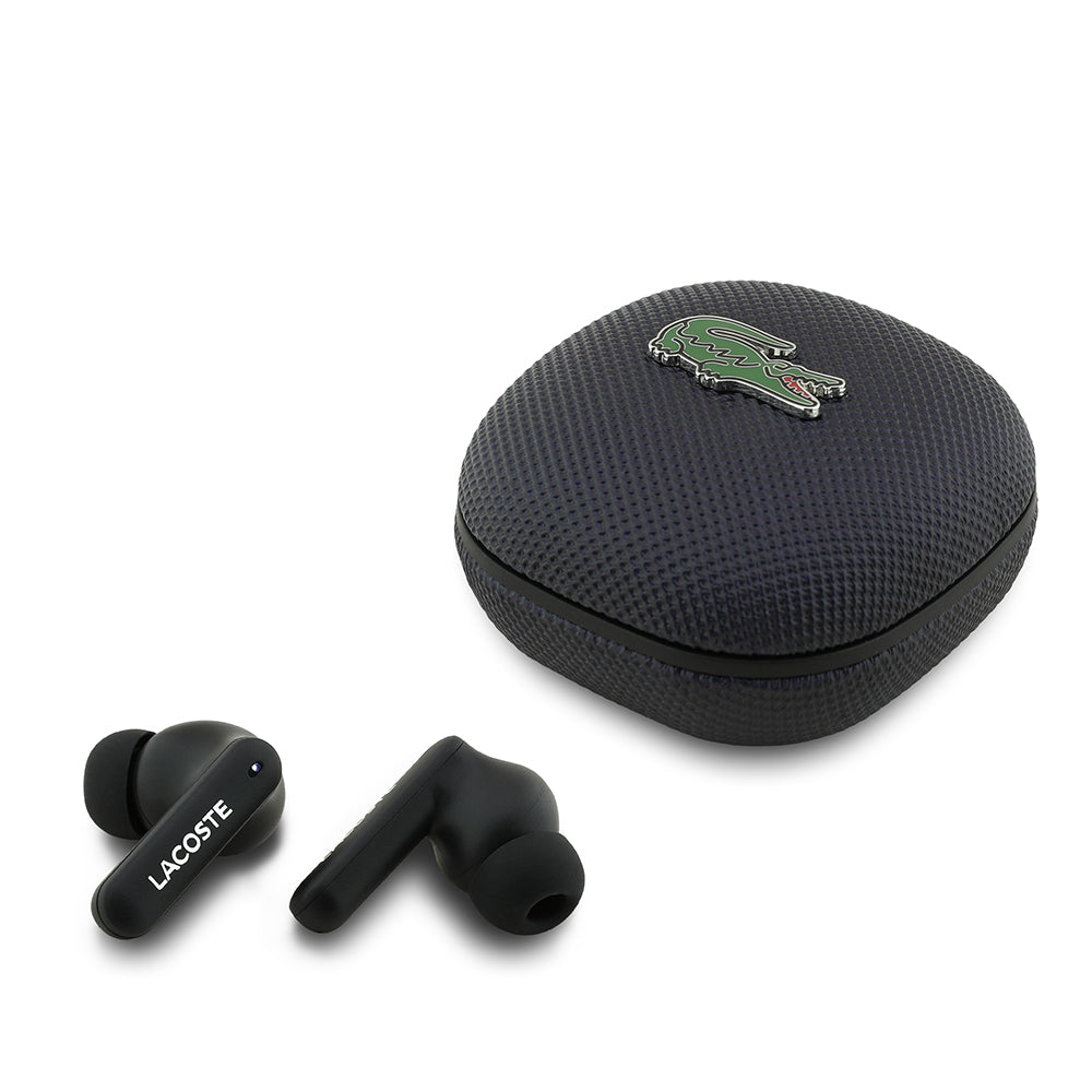 Lacoste Orjinal Lisanslı Logolu ANC Özellikli TWS Kulak İçi Bluetooth Kulaklık Lacivert