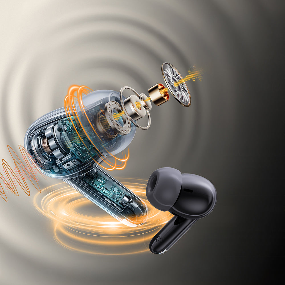 Lenyes Air 106 ANC/ENC Teknolojili Kulak İçi Bluetooth Kulaklık v6.0 Siyah
